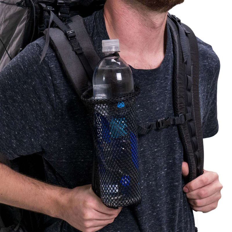 Water Bottle Sleeve - Attach to Any Backpack Strap