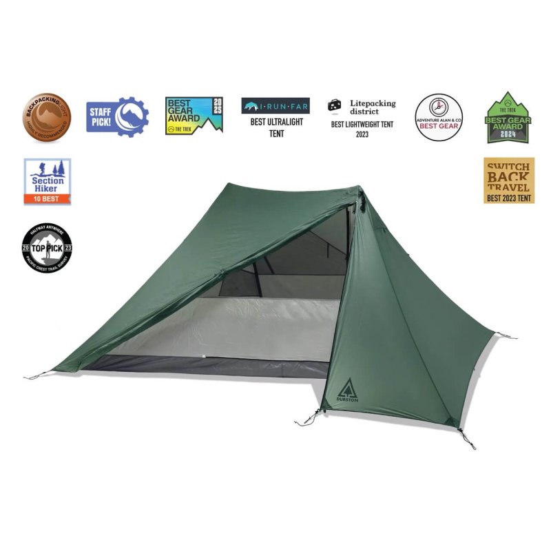 DURSTON X-Mid 2 Solid 純正カーボンポール付き Durston | X-Mid 2 Solid Ultralight Tent
