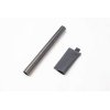 Trekking pole tip extender tube and pocket