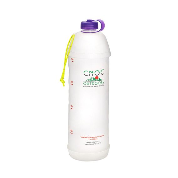 CNOC Vesica Collapsible Water Bottle 1L full open