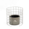 TOAKS Titanium Siphon Alcohol Stove with Wire Frame