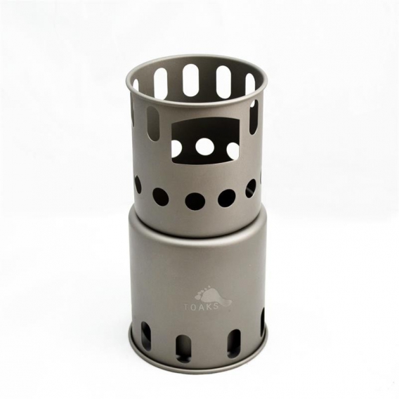 TOAKS Titanium Backpacking Wood Burning Stove - small