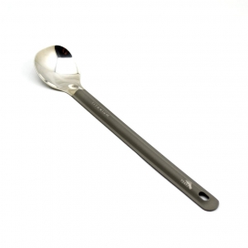 TOAKS Titanium Long Handle Spoon with Polished Bowl (SLV-11)