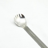 TOAKS Titanium Long Handle Spork with Polished Bowl 