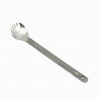 TOAKS Titanium Long Handle Spork with Polished Bowl 