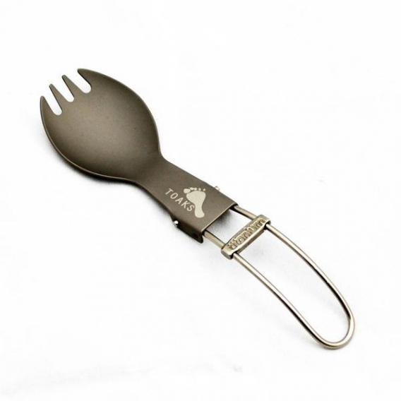 TOAKS Titanium Folding Spork (SLV-06)