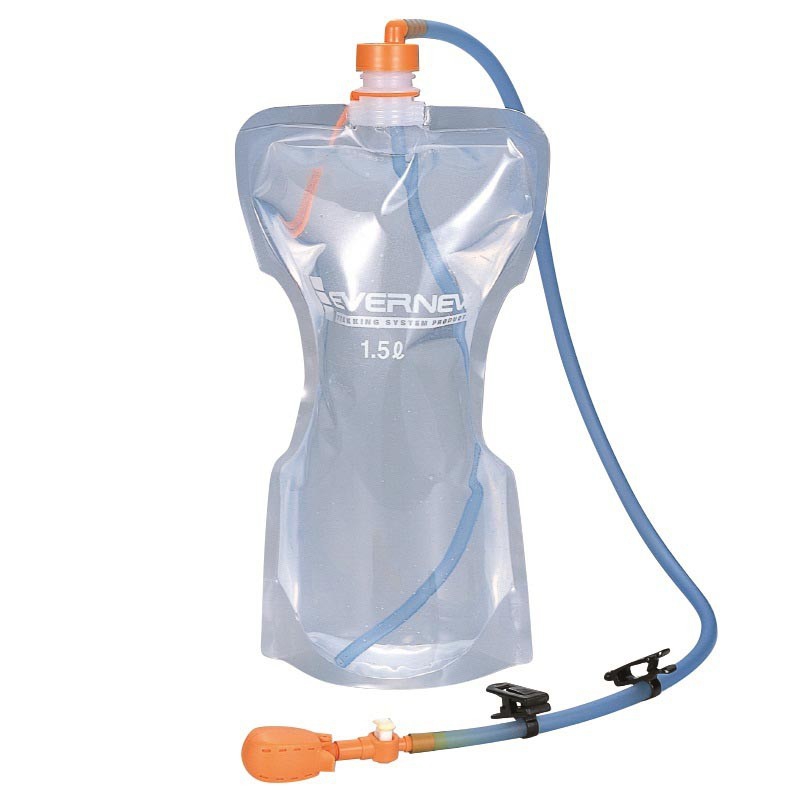 NEW Evernew Hydration Tube w/Bite Valve for Flexible Water Carrier Bottle EBY271
