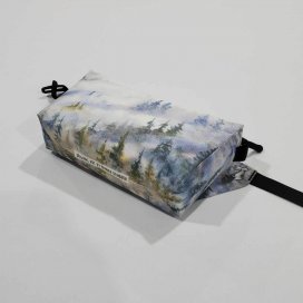 HIGH TAIL DESIGNS Ultralight Fanny Pack Watercolor Foggy Forest