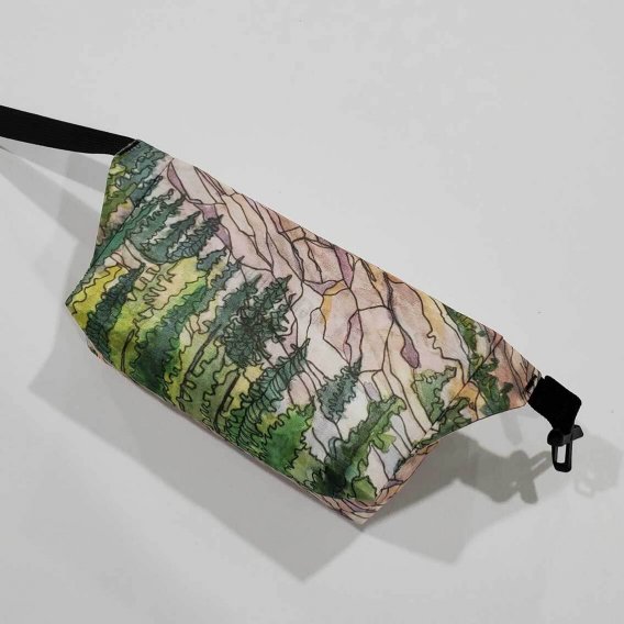 HIGH TAIL DESIGNS Ultralight Fanny Pack Watercolor Eldorado Canyon