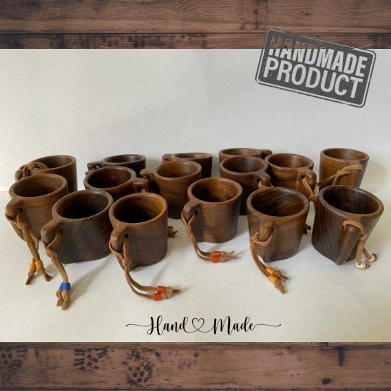 Handcrafted Wooden Shot Glass