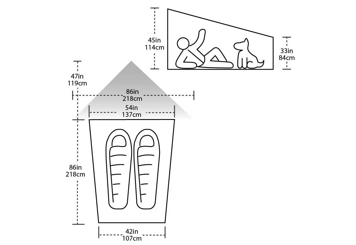 Big Agnes Scout Plus UL2 specifikation