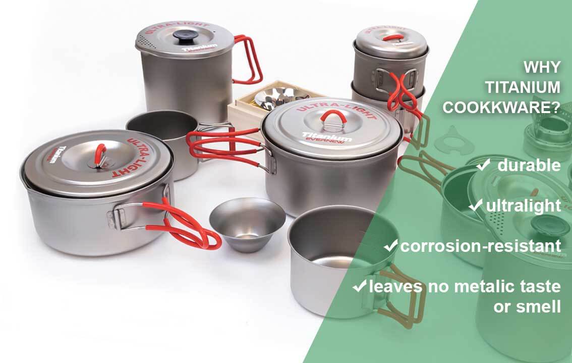 Evernew Titanium Cookware