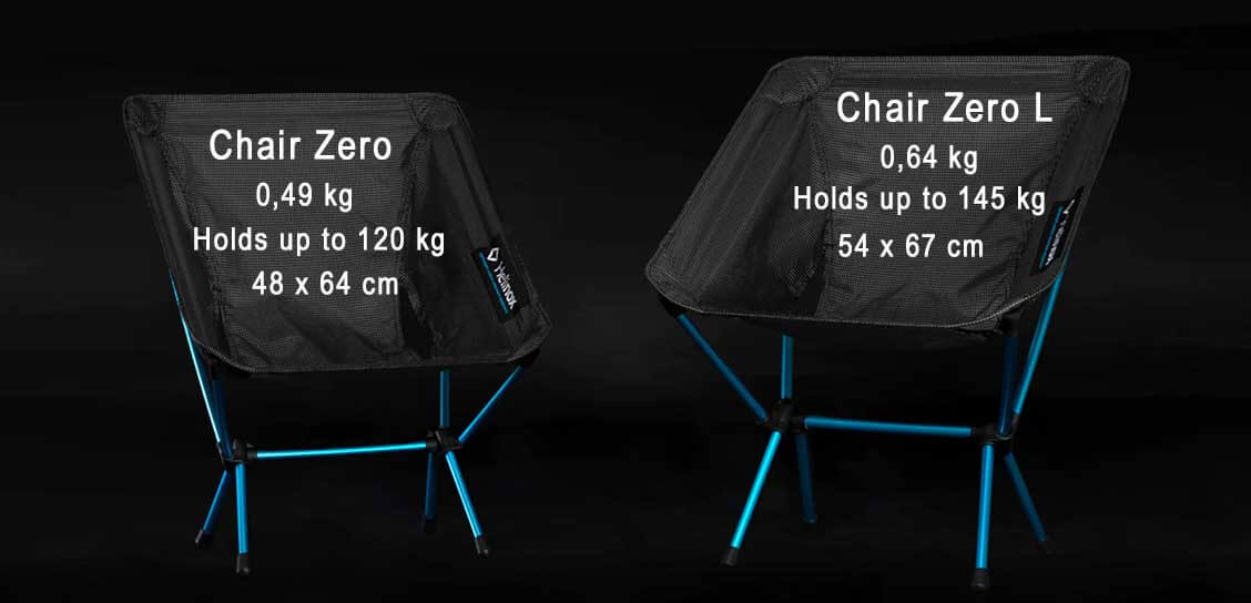 Helinox Chair Zero L comparison