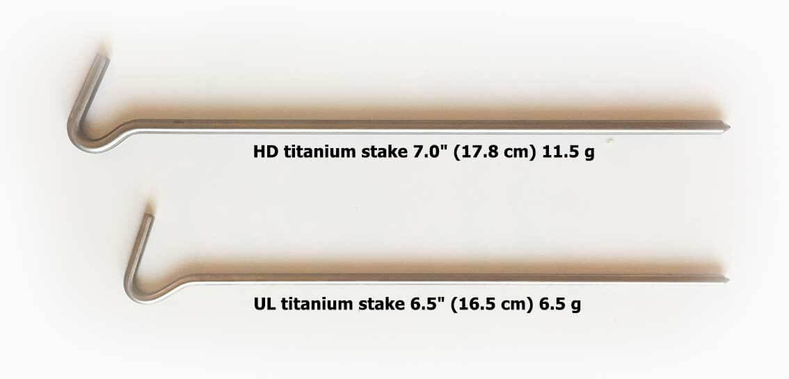 Lawson Titanium tent stakes