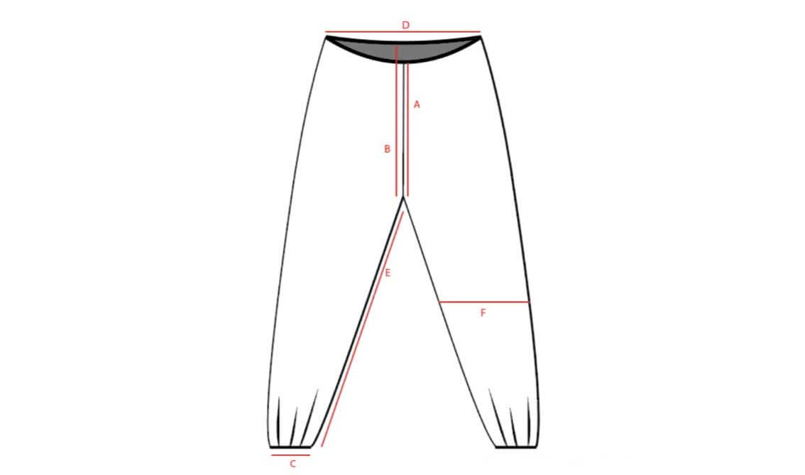 Size chart Legging