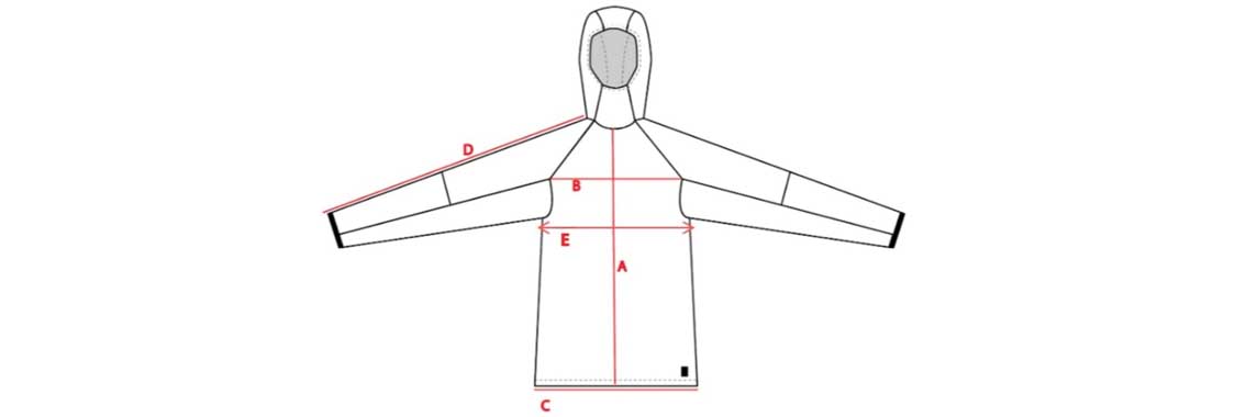Senchi size chart hoodie