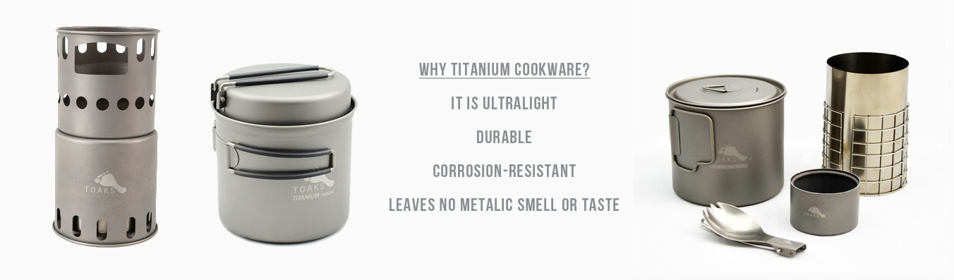 Toaks titanium cookware