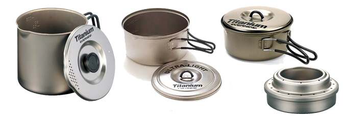 Evernew titanium pots